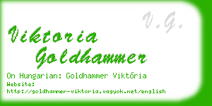 viktoria goldhammer business card